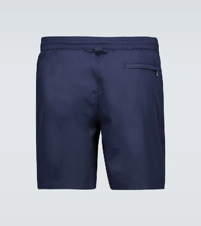 Shop Orlebar Brown Standard Drawstring Swim Shorts In Blue