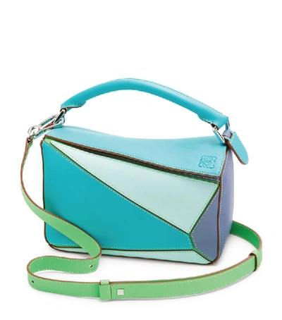 Shop Loewe Small Leather Puzzle Bag