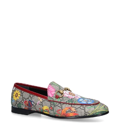 Shop Gucci Floral Jordaan Loafers