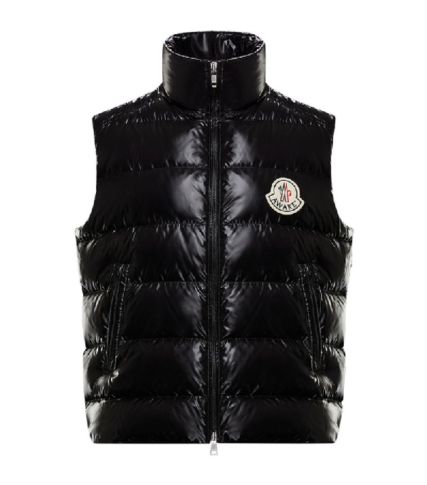 Moncler X Awake Ny Logo Puffer Vest In Black | ModeSens