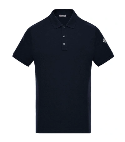 Shop Moncler Logo Polo Shirt