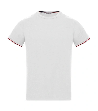 Shop Moncler Contrast-trim T-shirt