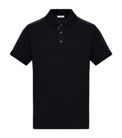 Shop Moncler Cotton Polo Shirt