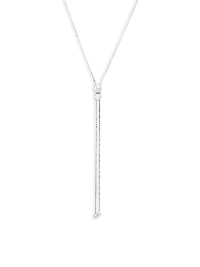 Shop Saks Fifth Avenue Diamond & 14k White Gold Necklace