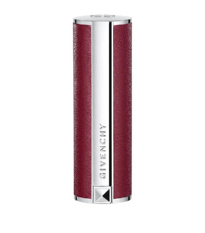 Shop Givenchy My Rouge Lipstick Case In Burgundy