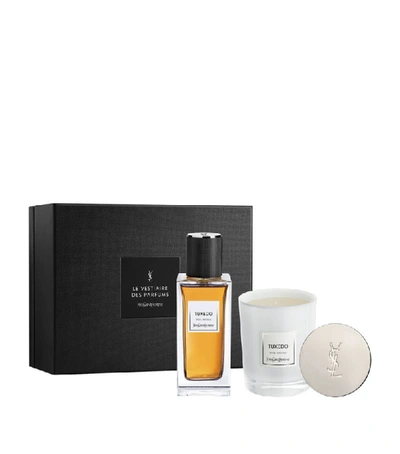 Shop Ysl Tuxedo Eau De Parfum And Candle Gift Set (125ml) In White
