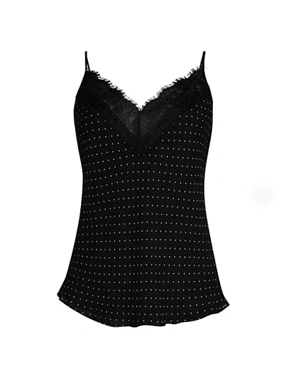 Shop Bailey44 Kate Dotted Cami In Black
