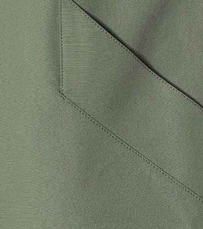 Shop Joseph Conley Stretch-cotton Trench Coat In Green