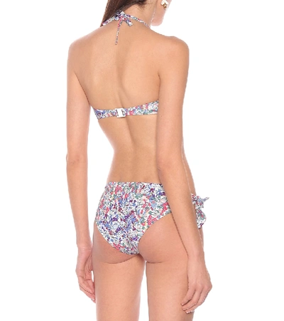 Shop Isabel Marant Sukie Floral Bikini Bottoms In Multicoloured