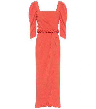 Shop Johanna Ortiz Classic Meetings Maxi Dress In Red