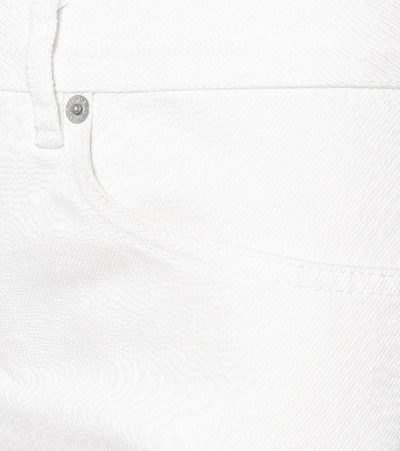 Shop Dries Van Noten High-rise Slim Jeans In White