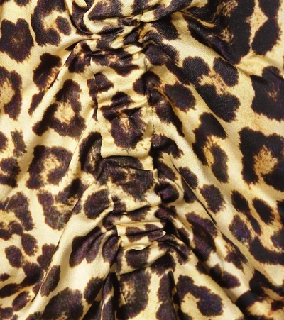 Shop Dries Van Noten Leopard-print Top In Yellow