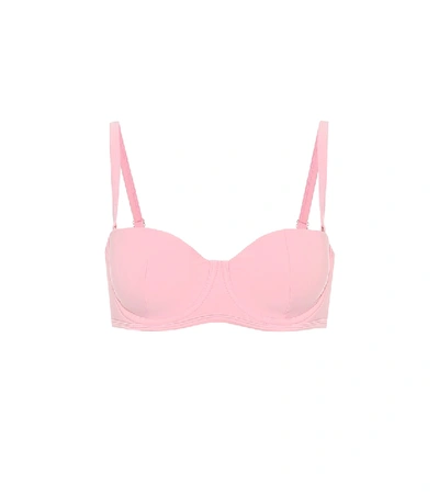 Shop Alexandra Miro The Madonna Bikini Top In Pink