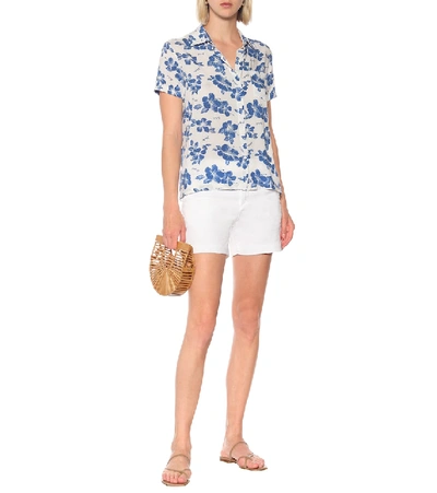 Shop Solid & Striped Cabana Floral Shirt In White