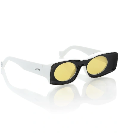 Shop Loewe Paula's Ibiza Acetate Sunglasses In Multicoloured