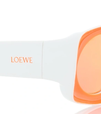 Shop Loewe Paula's Ibiza Acetate Sunglasses In Orange