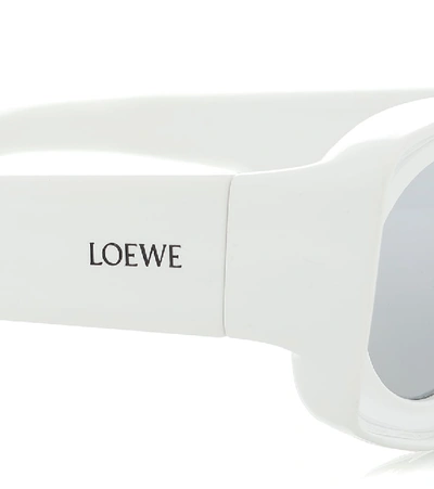 Shop Loewe Paula's Ibiza Rectangular Sunglasses