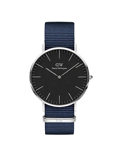 Shop Daniel Wellington Classic Bayswater Stainless Steel & Nato-strap Watch