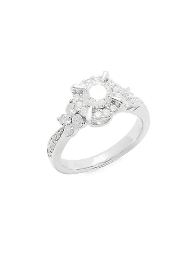 Shop Saks Fifth Avenue Diamond & 14k White Gold Ring