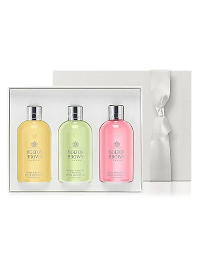 Shop Molton Brown Spring Signature Bath & Shower Gel Trio Gift Set