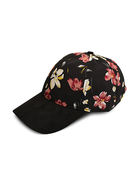 floral ball cap