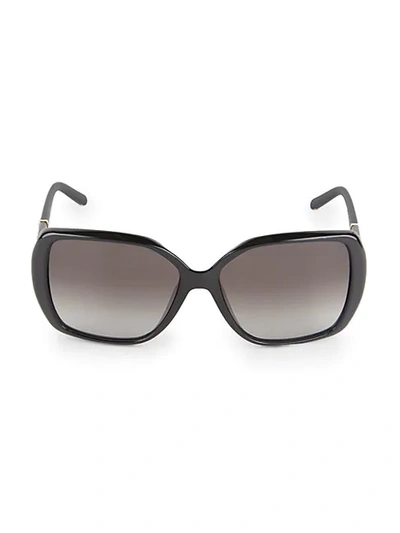 Shop Chloé 58mm Square Sunglasses In Black