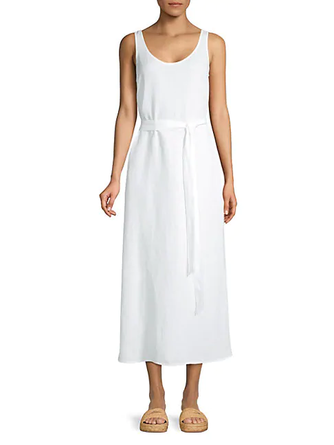 eileen fisher white dress