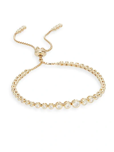 Shop Saks Fifth Avenue 14k Yellow Gold & Diamond Bracelet