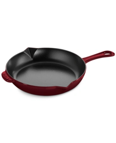 Staub 12-inch Enameled Cast Iron Fry Pan In Grenadine