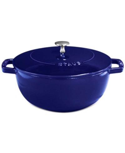 Shop Staub Cast Iron 3.75-qt. Essential French Oven In Blue