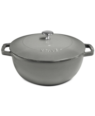 Shop Staub Cast Iron 3.75-qt. Essential French Oven In Grey
