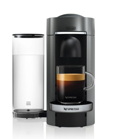 Shop Nespresso Vertuo Plus Deluxe Coffee And Espresso Machine By De'longhi In Titan