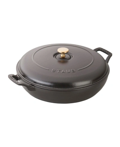 Shop Staub Cast Iron 3.5-qt. Braiser In Matte Black