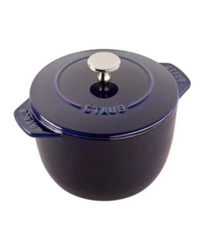 Shop Staub Cast Iron 1.5-qt. Petite French Oven In Dark Blue