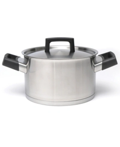Shop Berghoff Ron 8" Stainless Steel Covered Casserole In Silver