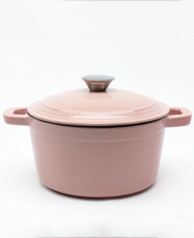 Shop Berghoff Cast Iron 3 Qt. Round Covered Stockpot In Pink