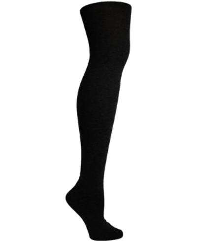 Shop Steve Madden Women's Solid Sweater Knit Tight, Online Only In Black