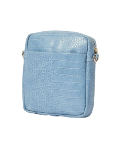 Shop Urban Originals Women's Catch Up Crossbody In Blue Croc