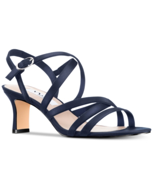 strappy evening shoes