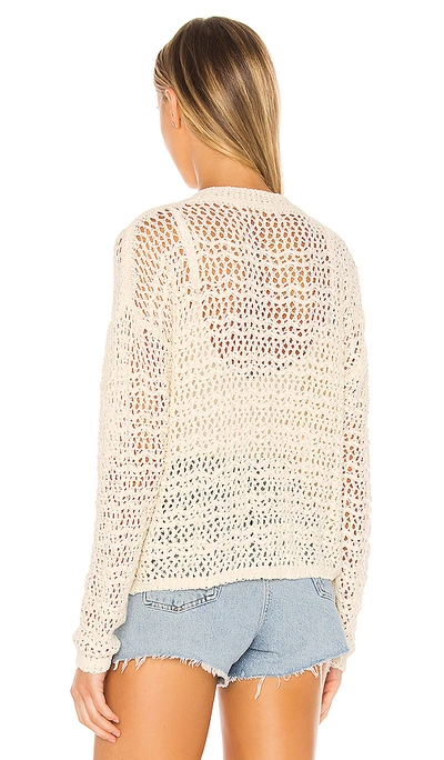 Shop Swtr Crochet Cardigan In Natural