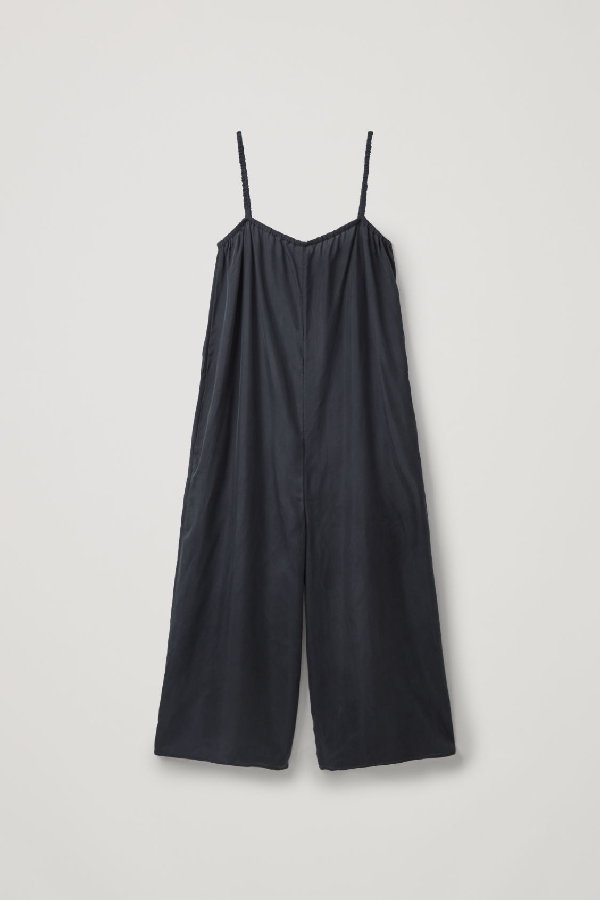 cos black jumpsuit