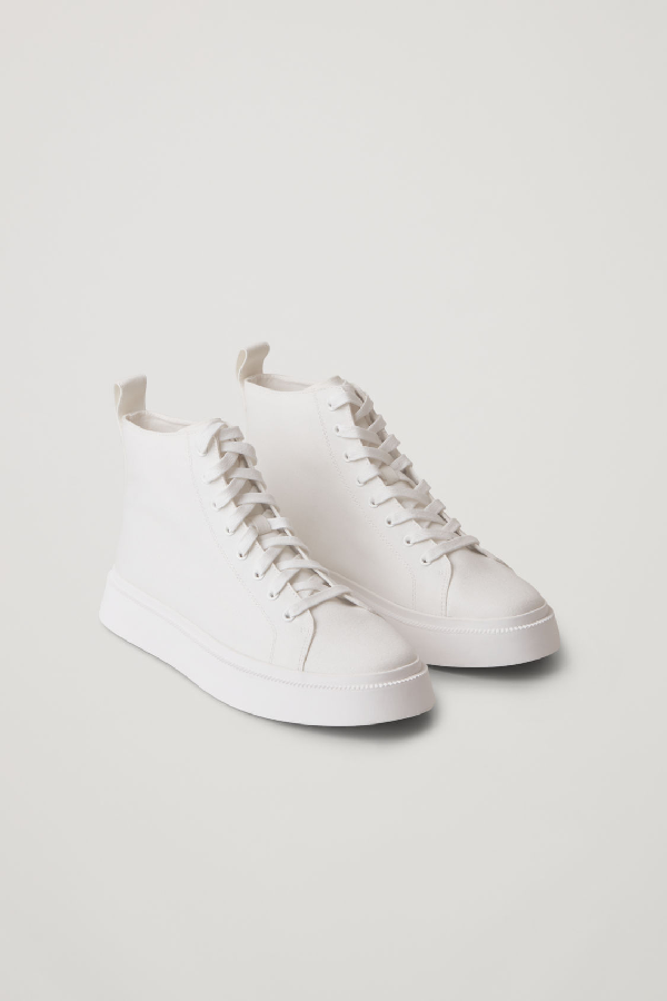 cos white sneakers