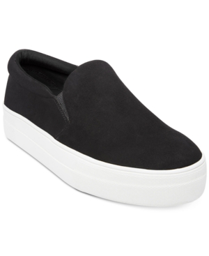 steve madden black suede sneakers