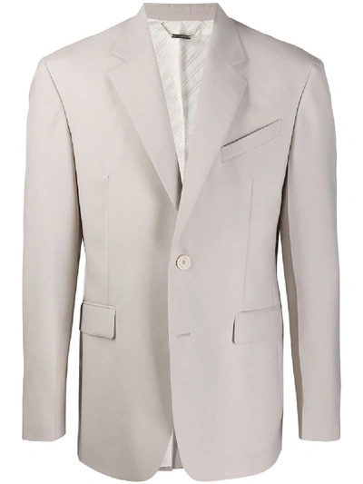 Shop Givenchy Classic Jacket In Grey