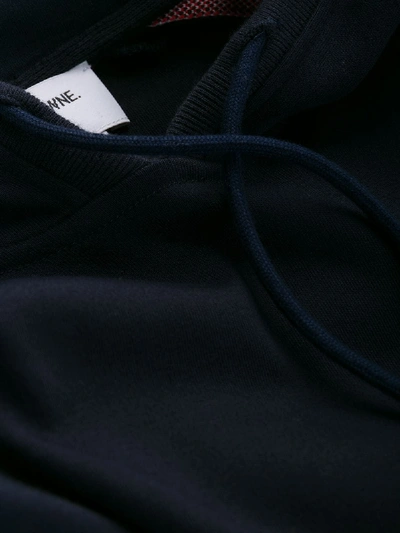 Shop Thom Browne Cotton Hoodie Sweatshirt In Blue