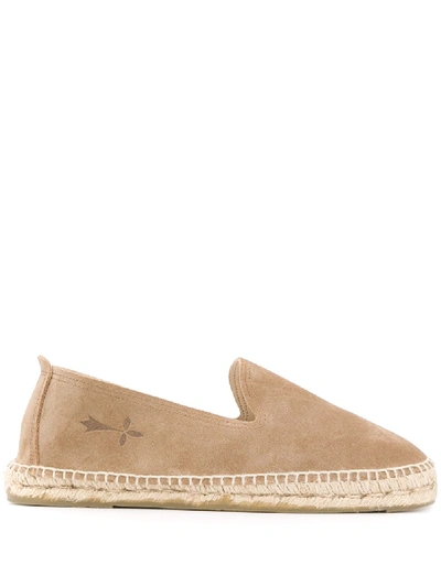 Shop Manebi Hamptons Espadrillas In Beige