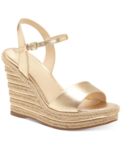 Shop Vince Camuto Women's Marybell Wedges Women's Shoes In Egyptian Gold