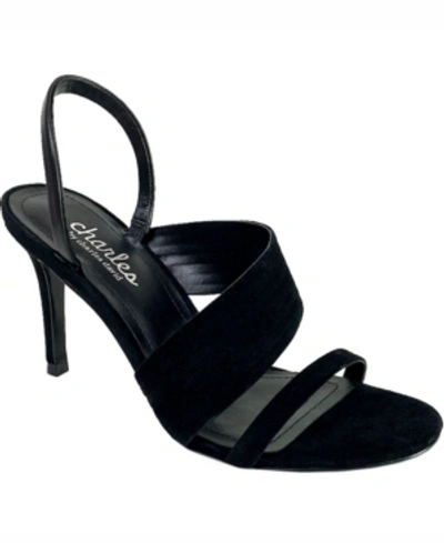 Shop Charles By Charles David Helix Dress Sandals Women's Shoes In Black