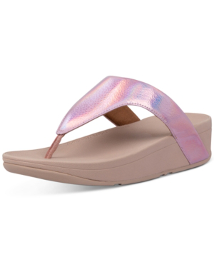 pink iridescent sandals