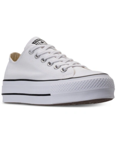 Shop Converse Women's Chuck Taylor Lift Casual Sneakers From Finish Line In White